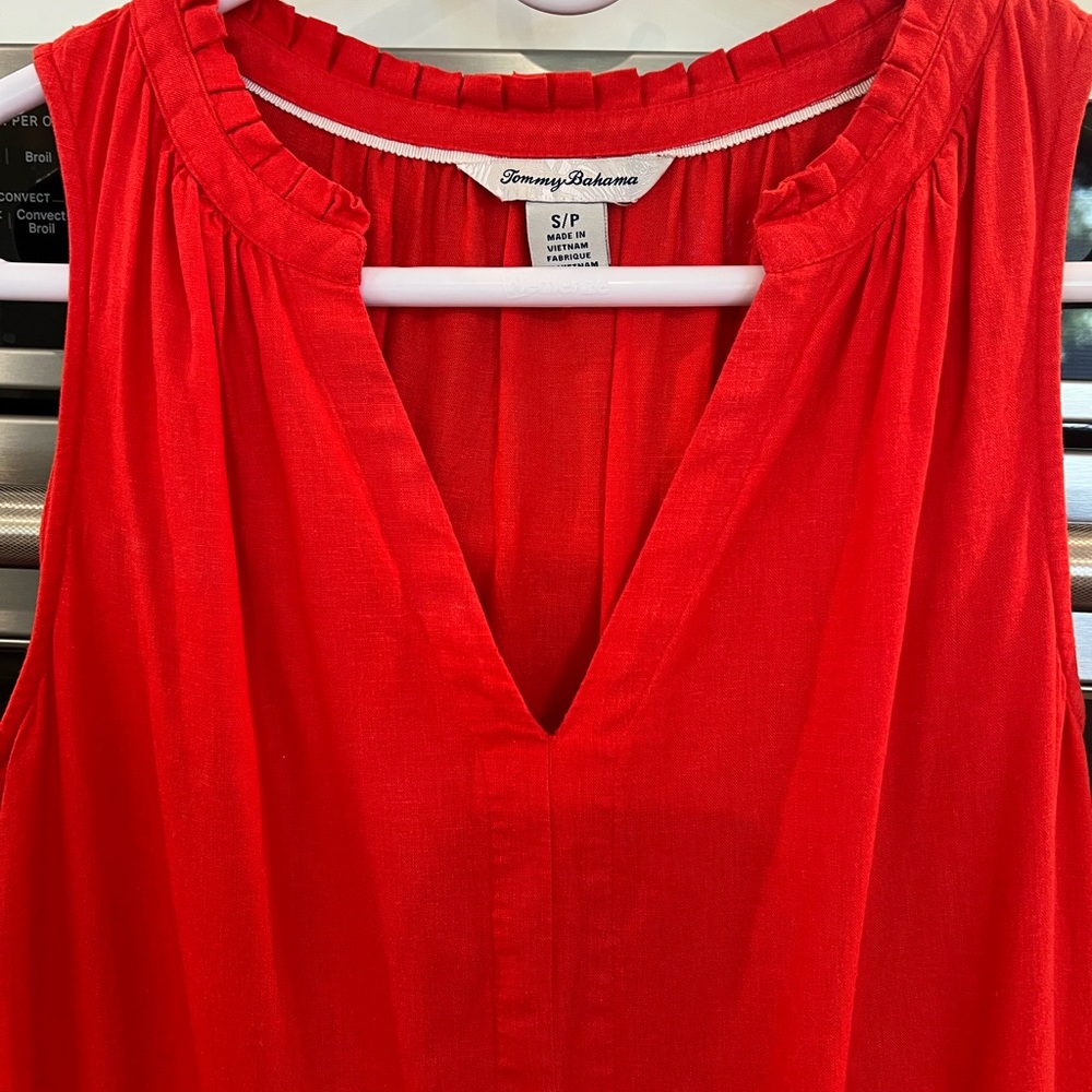 Tommy Bahama Tiered Maxi Dress, S/P - Picture 5 of 5
